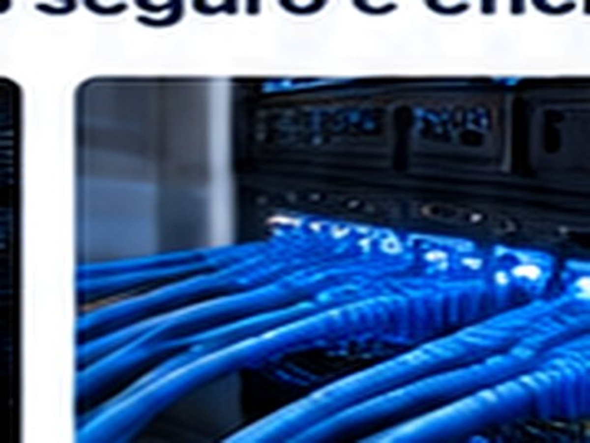 Cabeamento estruturado de rede em datacenter